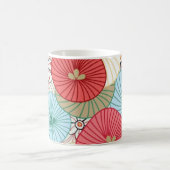 Pretty Abract Colorful Busy Floral Pattern Kaffeetasse (Mittel)