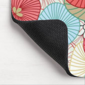 Pretty Abract Colorful Busy Floral Pattern Mousepad (Ecke)