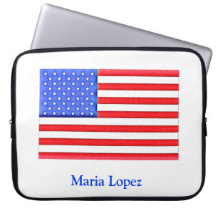 Pretty American Flag Laptopschutzhülle