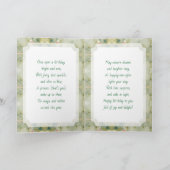 Pretty Asian Fairy Girl Happy Birthday Karte (Innenseite)