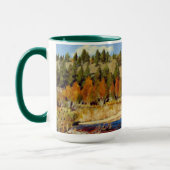 Pretty Autumn Colorado Mountain Stream Tasse (Links)