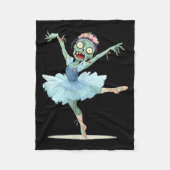 Pretty Ballerina Zombie Costume Fleecedecke (Vorderseite)