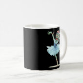 Pretty Ballerina Zombie Costume Kaffeetasse (VorderseiteRechts)