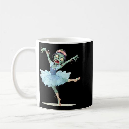 Pretty Ballerina Zombie Costume Kaffeetasse (Links)