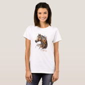 Pretty Bay Horse T-Shirt with Name (Vorne ganz)