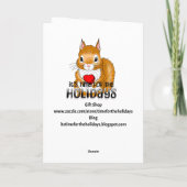 Pretty Black Rose on Rustic Chair | Anniversary Karte (Rückseite)