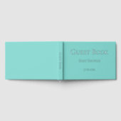 Pretty Blue Baby Dusche Gästebuch (Voll)