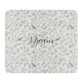 Pretty Blue Birds Dream Schneidebrett (Vorderseite)