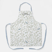 Pretty Blue Birds Dream Schürze (Vorderseite)