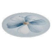 Pretty Blue Flower Schneidebrett (Ecke)