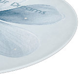 Pretty Blue Flower Schneidebrett (Ecke)