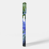 Pretty Blue Sea Holly Thistle Monogram Case-Mate iPhone Hülle (Rückseite / Rechts)