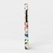 Pretty Blush Pink Floral Botanical Monogram  Case-Mate iPhone Hülle (Hinten/Links)