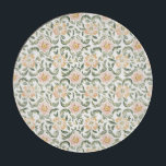 Pretty Blush Pink Green Leaves Floral Birthday Schneidebrett<br><div class="desc">Pretty Blush Pink Green Leaves Floral Birthday</div>