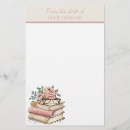 Pretty Books Personalized Briefpapier