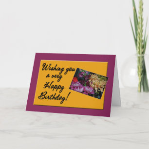 Pretty Bouquet Birthday Card Karte