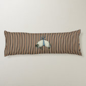 Pretty Bow Sheep™ (Blau) - Seitenschläferkissen (Rückseite)