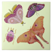 Pretty Butterflies Ceramic Tile Fliese (Vorderseite)