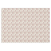 Pretty Chic Red Cream Floral Wedding Tischdecke (Vorderseite (Horizontal))