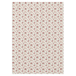 Pretty Chic Red Cream Floral Wedding Tischdecke