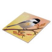 Pretty Chickadee Ceramic Tile Fliese (Seite)