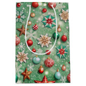 PRETTY COLOFUL CHRISTMAS ORNAMENTS MITTLERE GESCHENKTÜTE (Vorderseite)