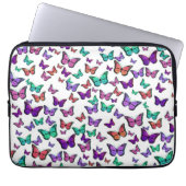 Pretty Colorful Butterflies Pattern Laptopschutzhülle (Vorderseite)