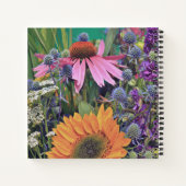 Pretty Colorful Flower Market Notes Notizblock (Rückseite)