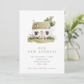 Pretty Cottage & Wildflowers Moving Ankündigung (Stehend Vorderseite)