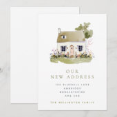 Pretty Cottage & Wildflowers Moving Ankündigung (Vorne/Hinten)