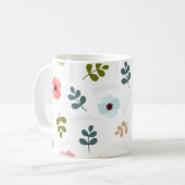 Pretty different colour flowers and green foliage kaffeetasse (Vorderseite Links)
