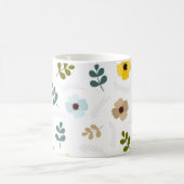 Pretty different colour flowers and green foliage kaffeetasse (Mittel)