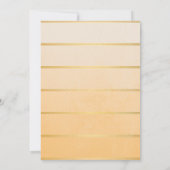 Pretty Elephant Terra Cotta Fall Baby Shower Einladung (Rückseite)