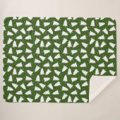 Pretty Evergreen Trees Sherpadecke (Vorderseite (Horizontal))