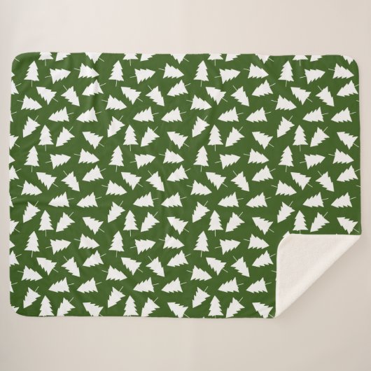 Pretty Evergreen Trees Sherpadecke (Vorderseite (Horizontal))