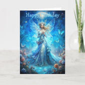 Pretty Fairy in Blue Karte (Vorderseite)