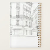 Pretty Fashion Woman Walking Planner Planer (Rückseite)