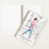 Pretty Fashion Woman Walking Planner Planer (Anzeige)