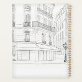 Pretty Fashion Woman Walking Planner Planer (Rückseite)