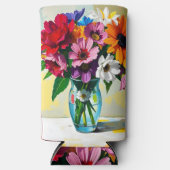 Pretty Floral Art Selters Dosenkühler (Vorderseite)