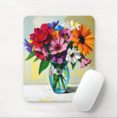 Pretty Floral Botanical   Mousepad (Mit Mouse)