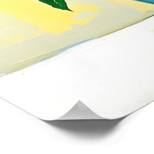 Pretty Floral Design Poster (Ecke)