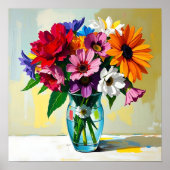 Pretty Floral Design Poster (Vorne)