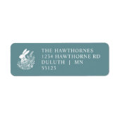 Pretty Floral Easter Bunny (Vorne)