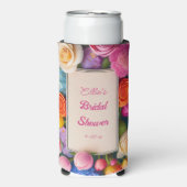 Pretty Floral Framed Roses Tulips Hydrangea Event  Selters Dosenkühler (Seltzer Vorderseite)