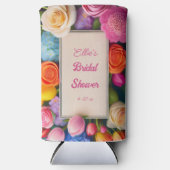 Pretty Floral Framed Roses Tulips Hydrangea Event  Selters Dosenkühler (Vorderseite)