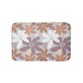 Pretty Floral Pattern Sapphic Lesbian Flag   Badematte (Vorderseite)