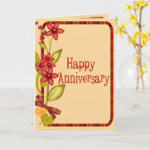 Pretty Flowers Anniversary Karte (Gelbe Blume)
