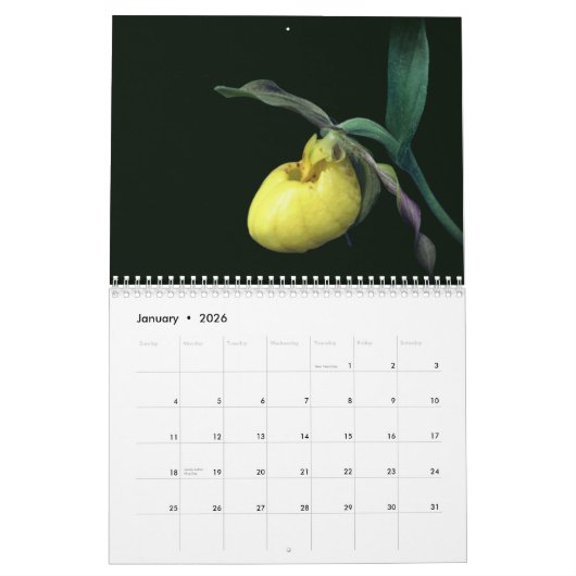 Pretty Flowers Kalender (Jan 2026)