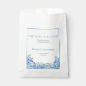 Pretty Forget-me-nots Funeral Seed Packet Geschenktütchen (Vorderseite)